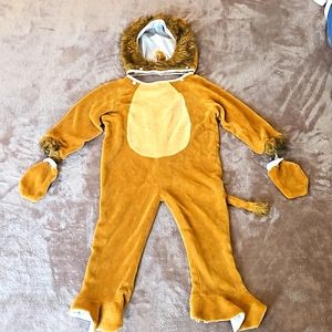 Lion Costume unisex 3T- 4T Golden Brown